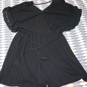 Lane Bryant black romper size 2 xl